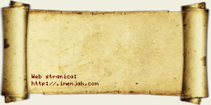 Jovana Hukić vizit kartica